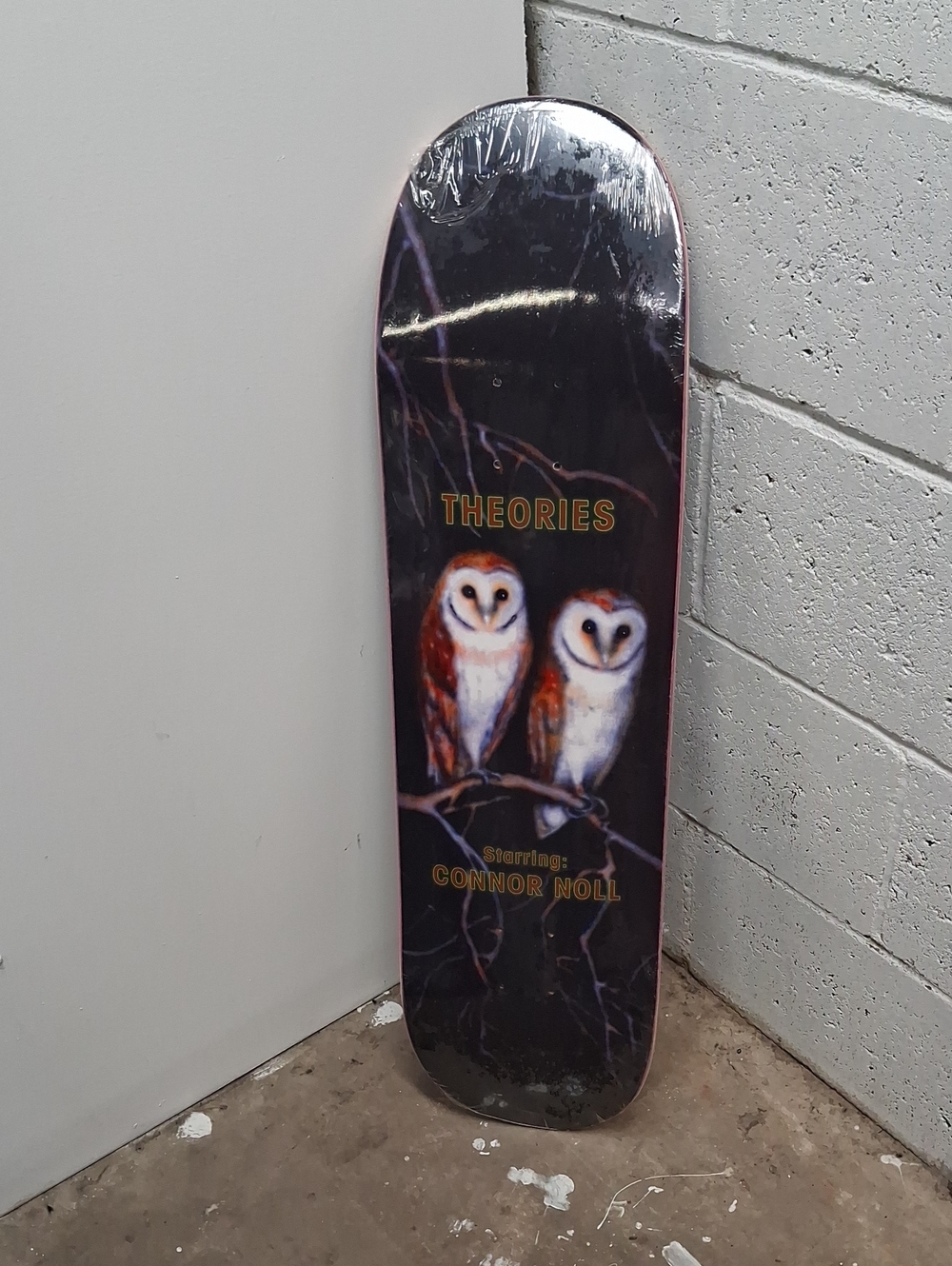 NWT Theories Starring Connor Noll Skateboard Deck - Dark Gray